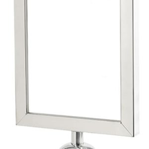 Porta Afiche de acero Vertical A4